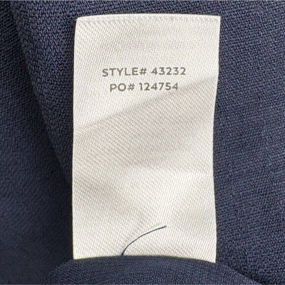 Lulus Women's Short Sleeve Mini Shift Dress M Navy Blue Professional Cocktail - Picture 5 of 7